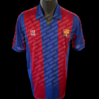 Maillot De Foot Vintage Maradona Barcelona 1982/83 - Meyba - Authentique - Match Worn - Taille XG - Occasion